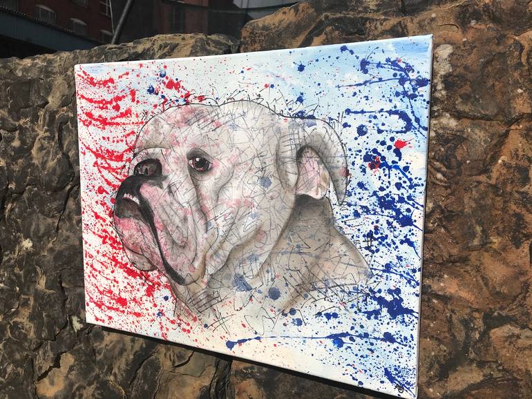 Original Modernism Animal Painting by Anne Bardsley