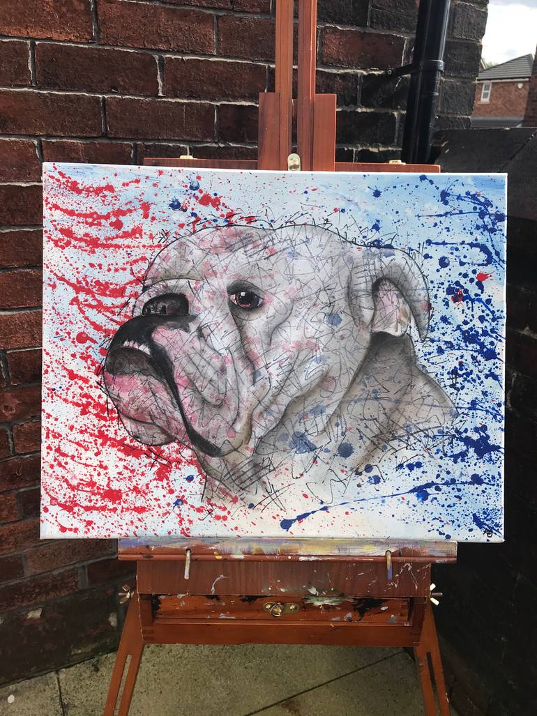 Original Modernism Animal Painting by Anne Bardsley