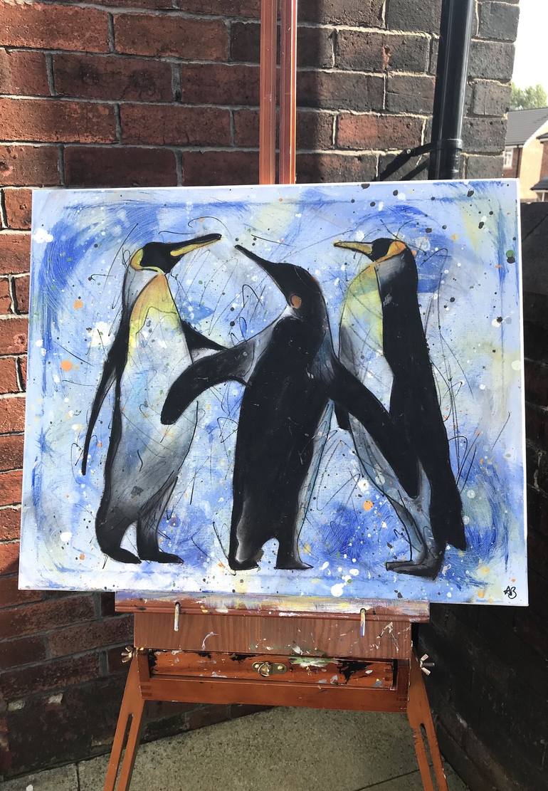 Original Pop Art Animal Painting by Anne Bardsley