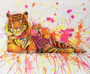 Original Pop Art Animal Paintings by Anne Bardsley