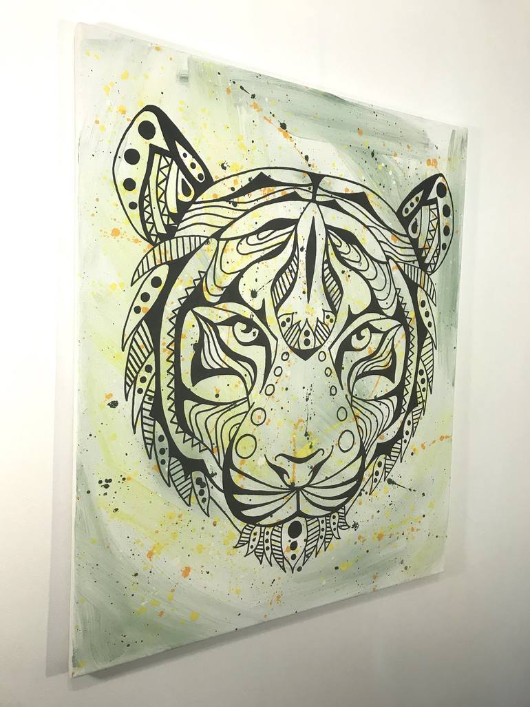 Original Pop Art Animal Painting by Anne Bardsley