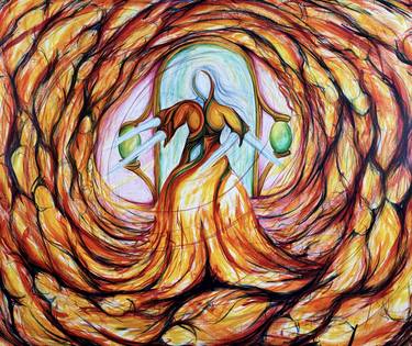 Original Contemporary Time Paintings by Catherina Pearls