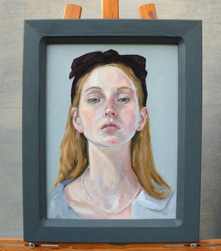 Original Impressionism Women Painting by Daria Shabadash