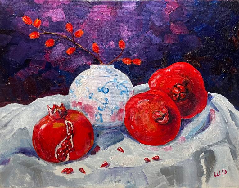 Original Still Life Painting by Daria Shabadash