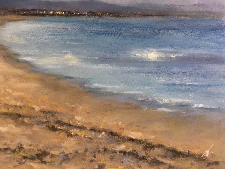 Original Impressionism Seascape Drawing by Juan Pastor de la Puente