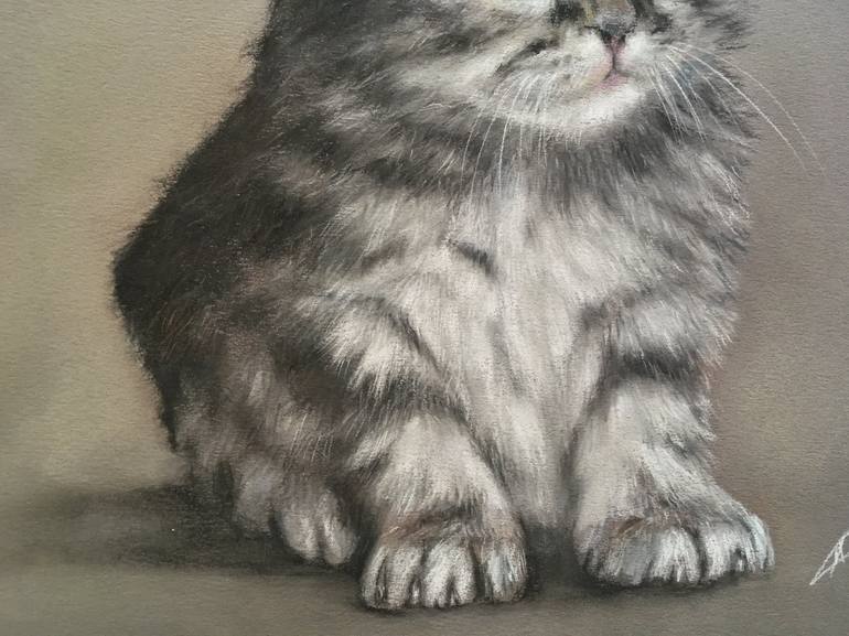 Original Realism Animal Drawing by Juan Pastor de la Puente