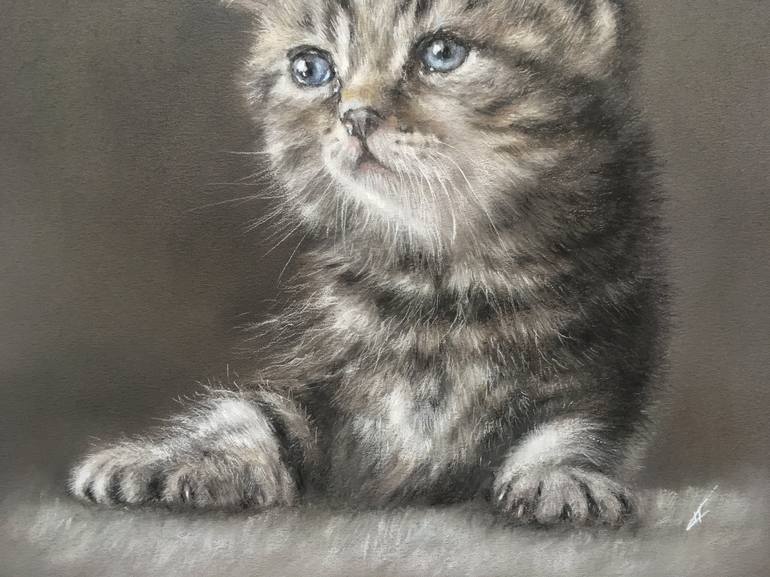 Original Realism Animal Drawing by Juan Pastor de la Puente