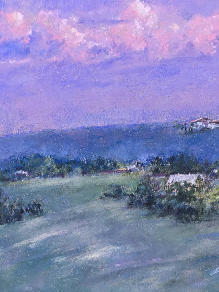 Original Impressionism Landscape Drawing by Juan Pastor de la Puente