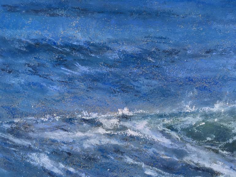 Original Impressionism Seascape Drawing by Juan Pastor de la Puente