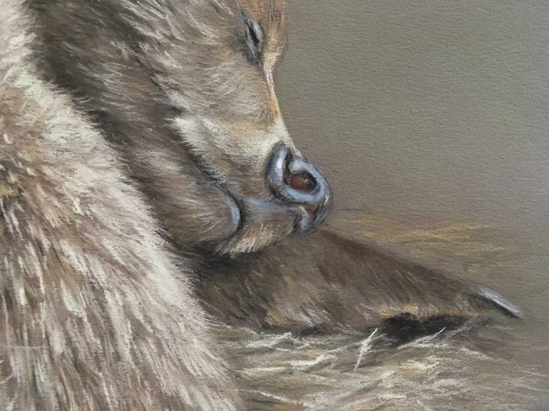 Original Realism Animal Drawing by Juan Pastor De La Puente
