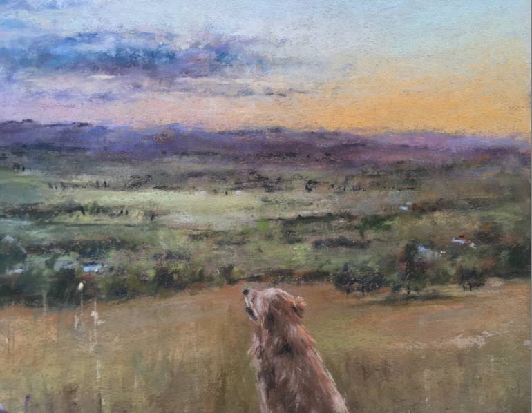 Original Impressionism Landscape Drawing by Juan Pastor De La Puente