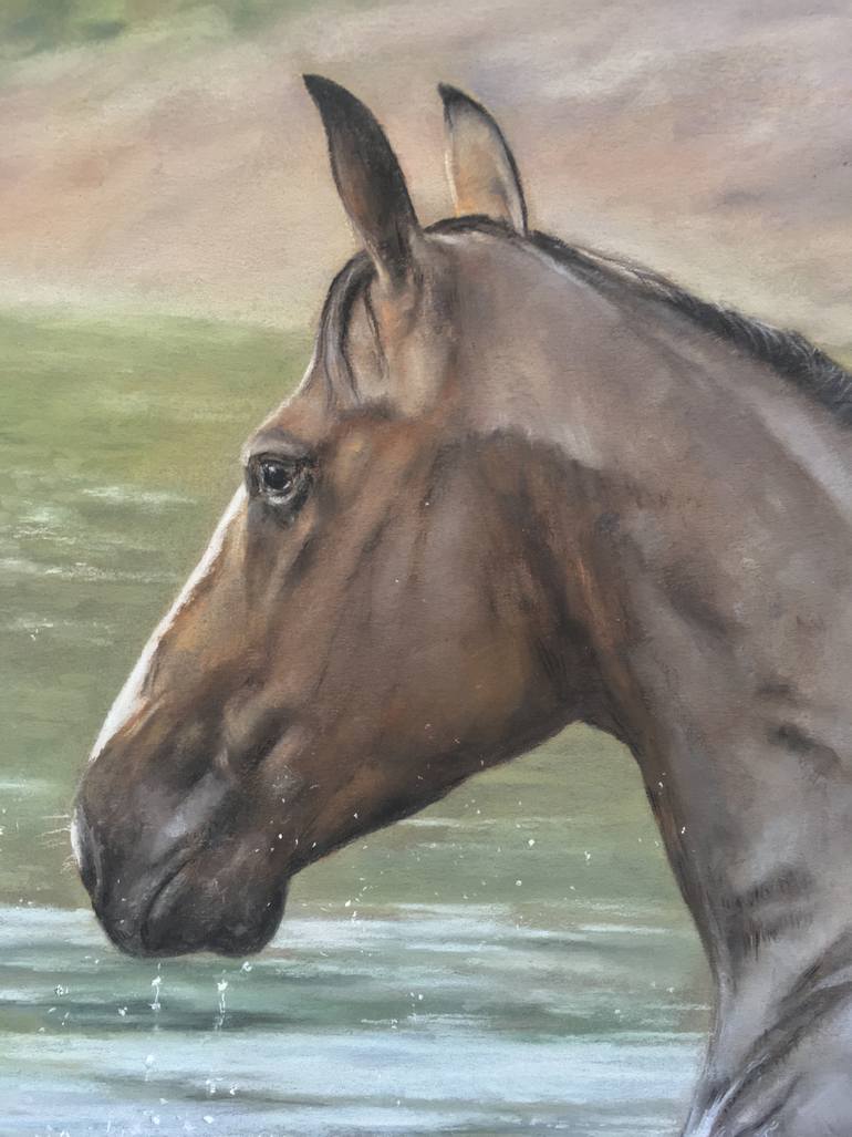 Original Realism Animal Drawing by Juan Pastor De La Puente