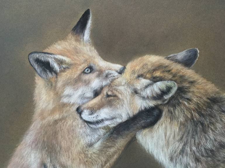 Original Realism Animal Drawing by Juan Pastor de la Puente