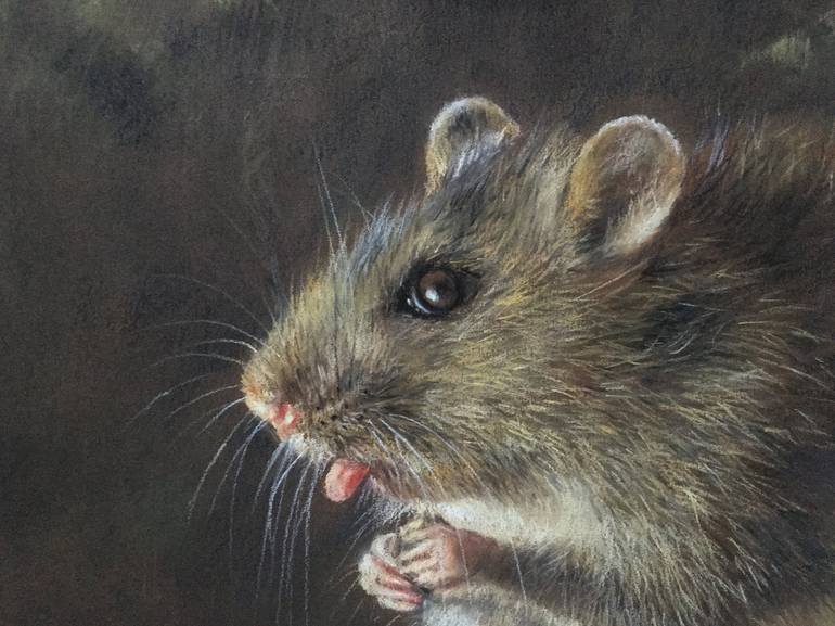 Original Realism Animal Drawing by Juan Pastor De La Puente