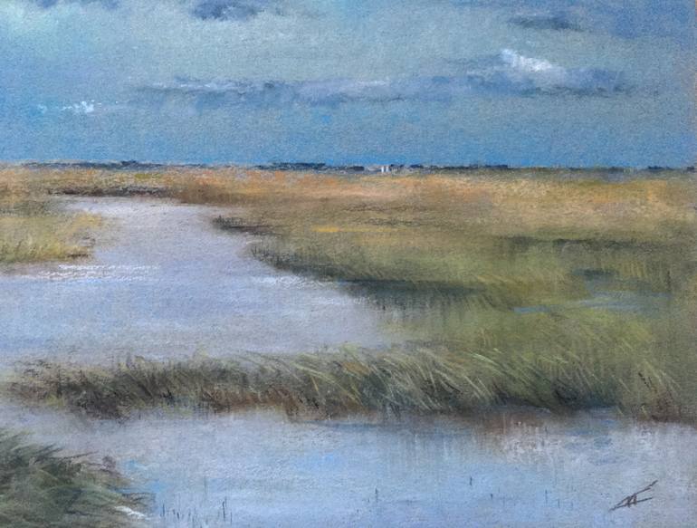 Original Impressionism Nature Drawing by Juan Pastor De La Puente