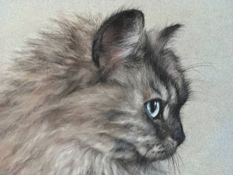 Original Realism Animal Drawing by Juan Pastor de la Puente