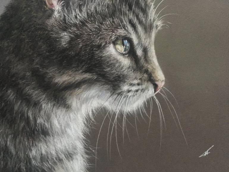 Original Realism Animal Drawing by Juan Pastor De La Puente