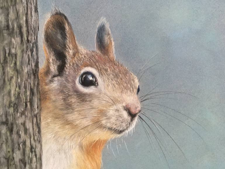 Original Realism Animal Drawing by Juan Pastor de la Puente