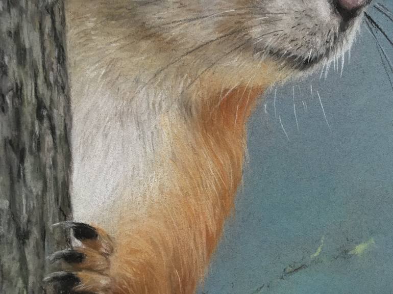 Original Realism Animal Drawing by Juan Pastor de la Puente