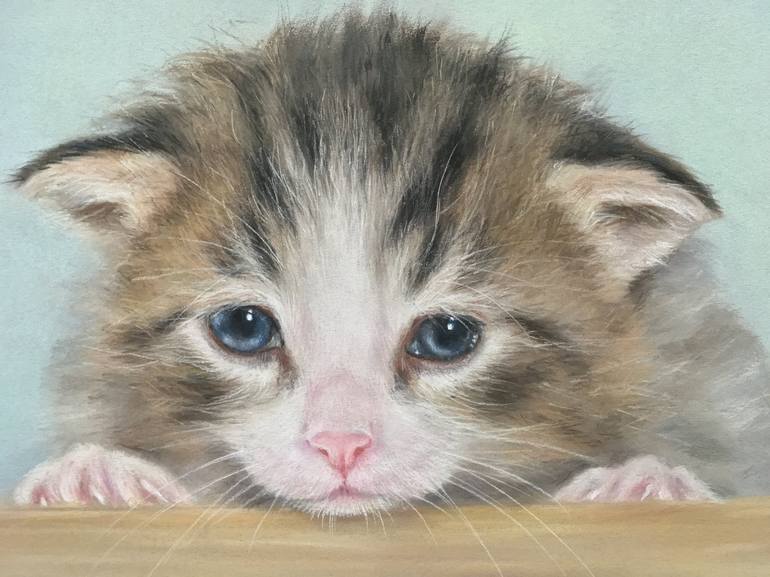 Original Realism Animal Drawing by Juan Pastor de la Puente