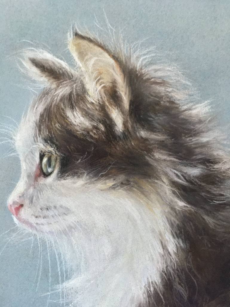 Original Realism Animal Drawing by Juan Pastor de la Puente