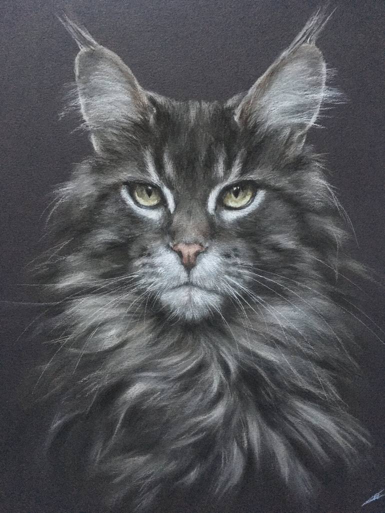 Original Realism Animal Drawing by Juan Pastor de la Puente