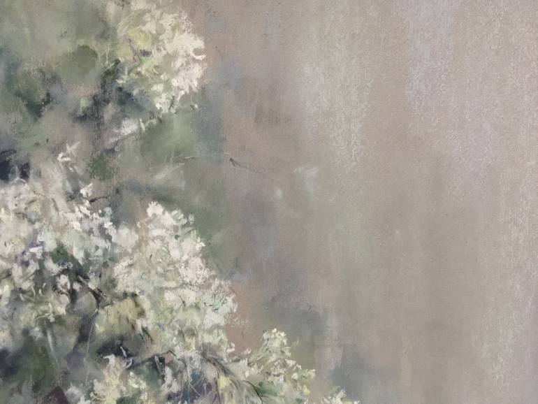 Original Impressionism Floral Drawing by Juan Pastor De La Puente