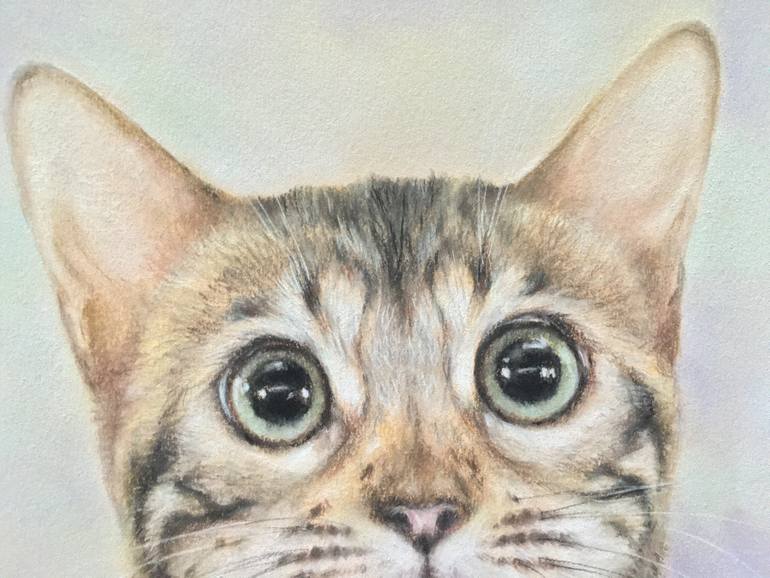 Original Realism Animal Drawing by Juan Pastor De La Puente