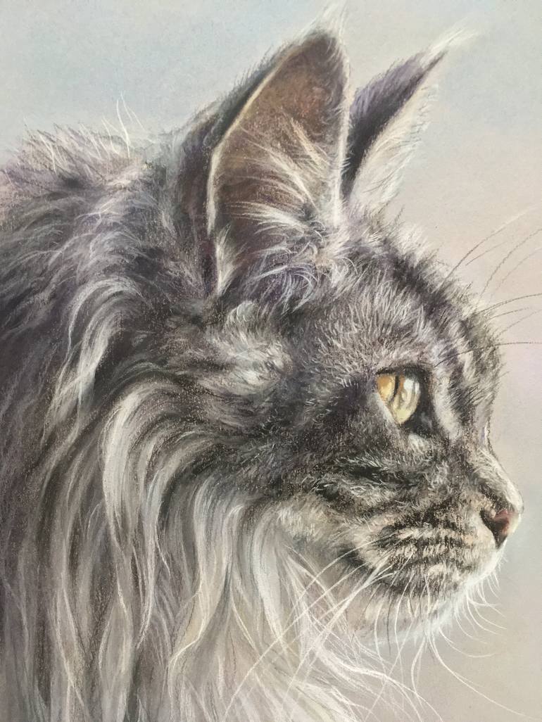 Original Realism Animal Drawing by Juan Pastor de la Puente