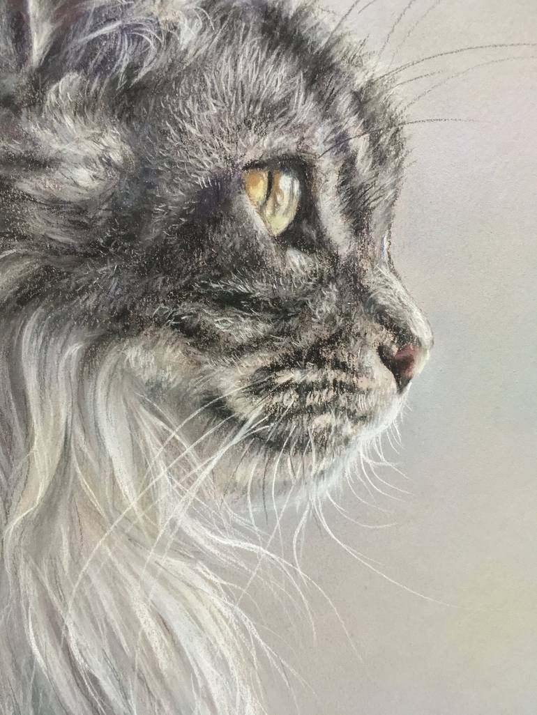 Original Realism Animal Drawing by Juan Pastor de la Puente