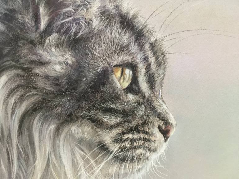 Original Realism Animal Drawing by Juan Pastor de la Puente