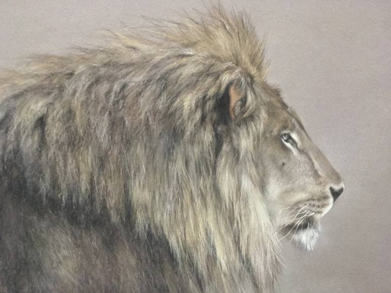 Original Realism Animal Drawing by Juan Pastor De La Puente