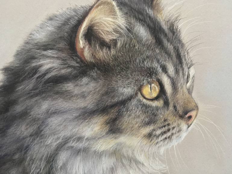 Original Realism Animal Drawing by Juan Pastor De La Puente