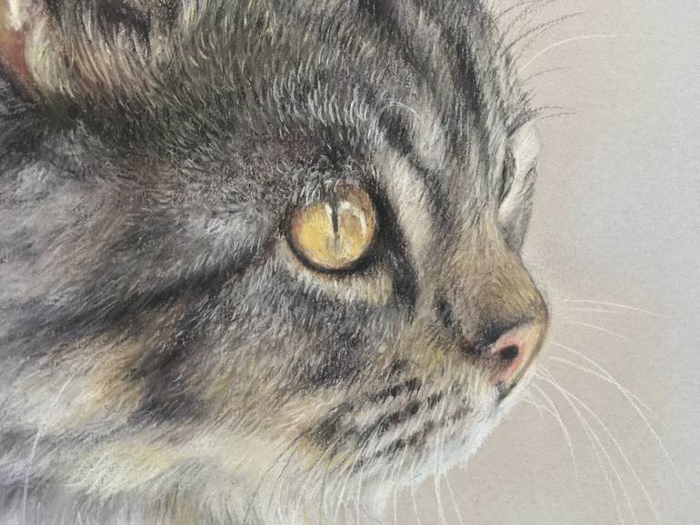 Original Realism Animal Drawing by Juan Pastor De La Puente