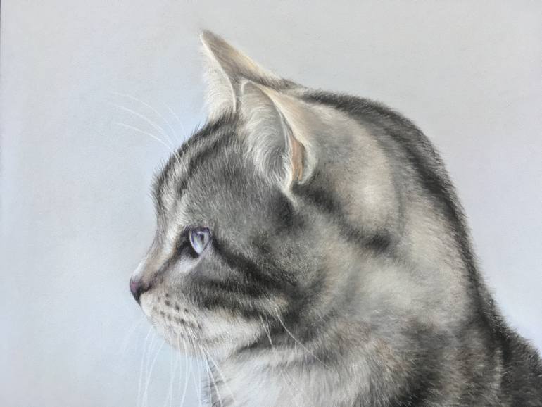 Original Realism Animal Drawing by Juan Pastor De La Puente