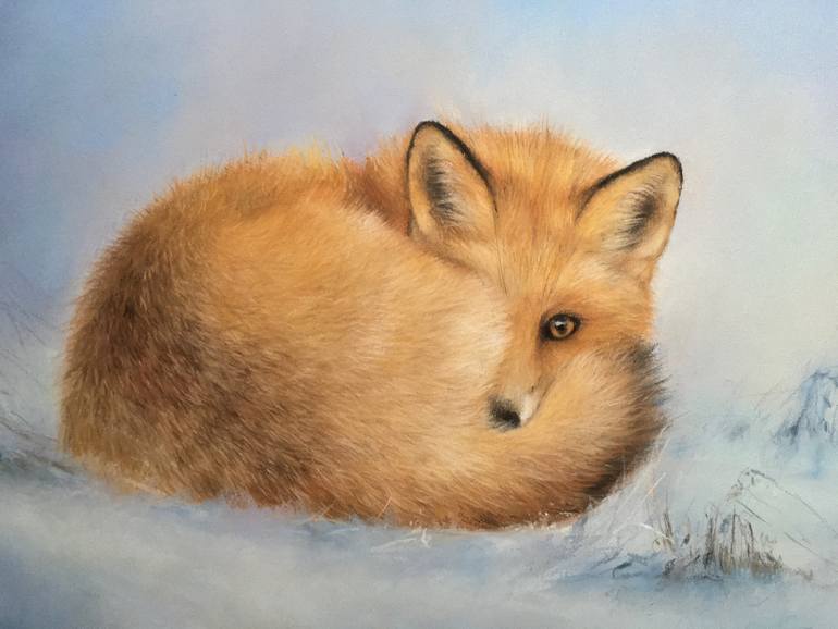 Original Realism Animal Drawing by Juan Pastor De La Puente