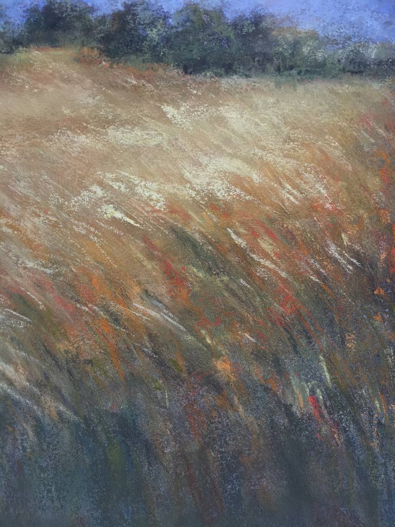 Original Art Deco Landscape Drawing by Juan Pastor De La Puente