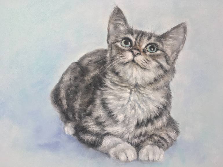 Original Art Deco Animal Drawing by Juan Pastor De La Puente