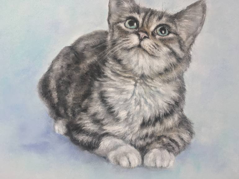 Original Art Deco Animal Drawing by Juan Pastor De La Puente