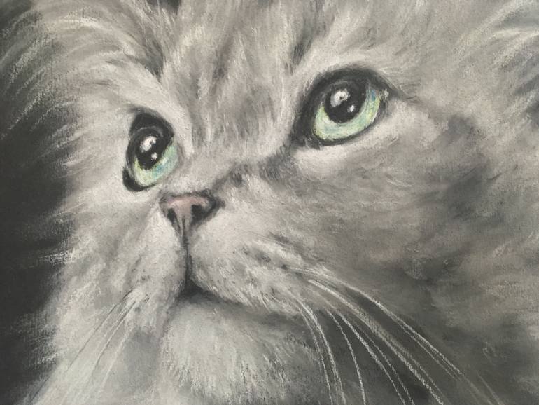 Original Art Deco Animal Drawing by Juan Pastor De La Puente