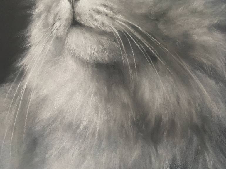 Original Art Deco Animal Drawing by Juan Pastor De La Puente