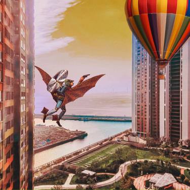 Original Digital Art People Collage by Pedro Ruao