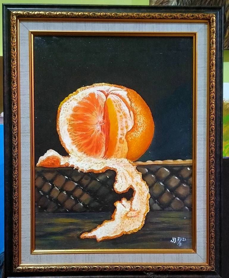 Original Expressionism Garden Painting by Yahya Hadisusilo