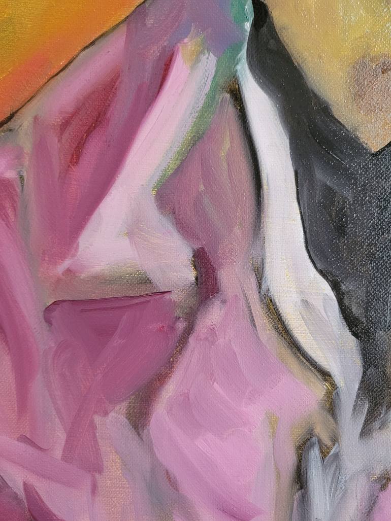 Original Expressionism People Painting by Frédéric Haman