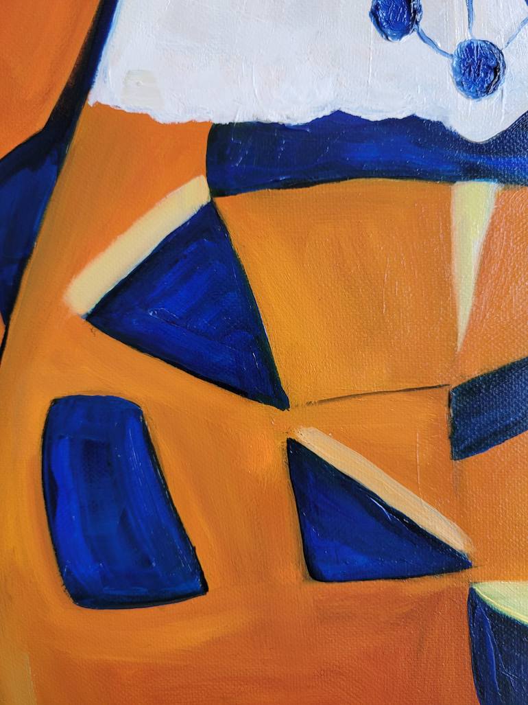 Original Fauvism People Painting by Frédéric Haman