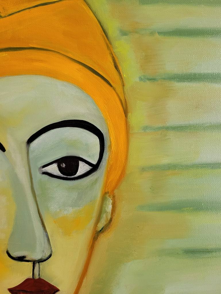 Original Fauvism People Painting by Frédéric Haman