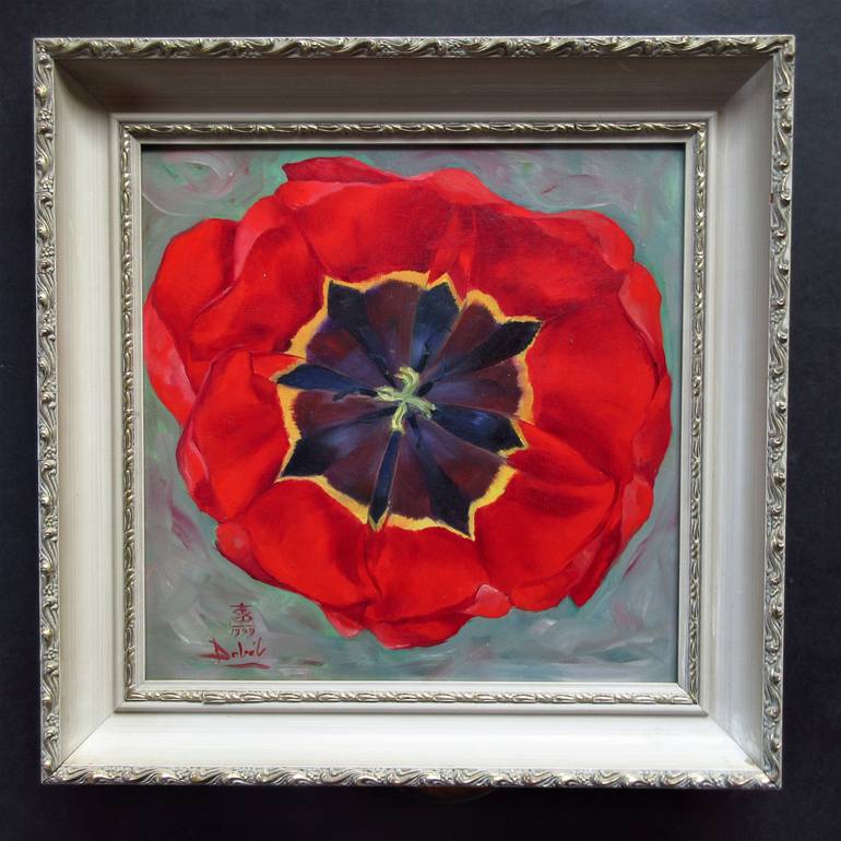 Original Contemporary Floral Painting by Atelier Bdgb