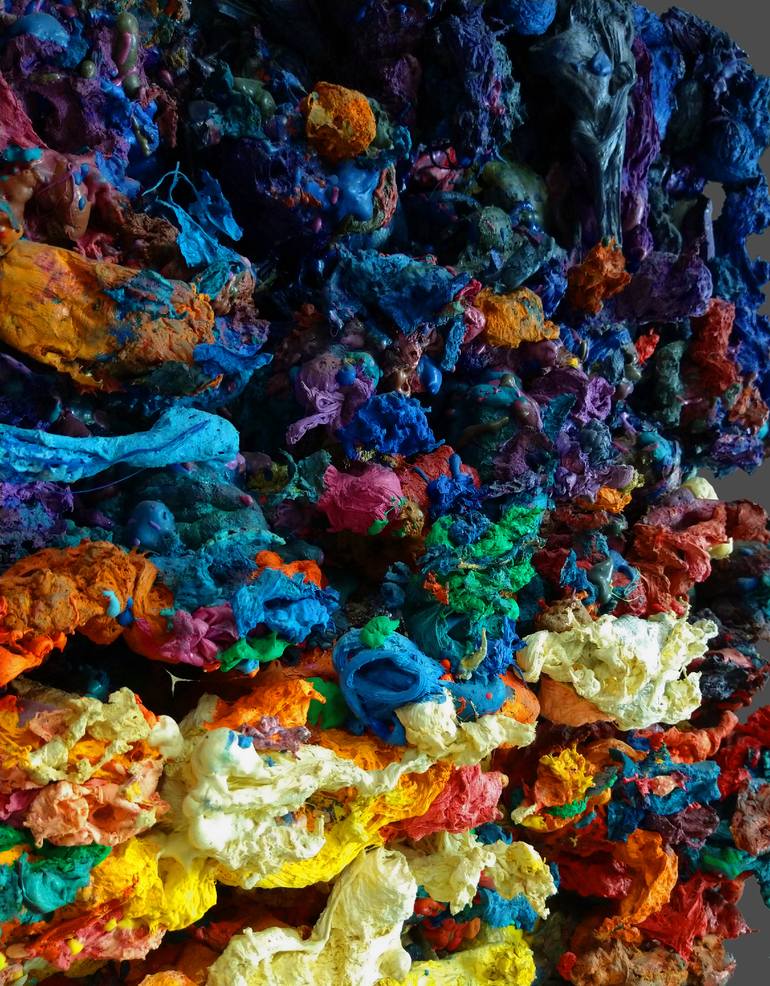 Original Abstract Expressionism Abstract Sculpture by Jeronimo Mejia Torres