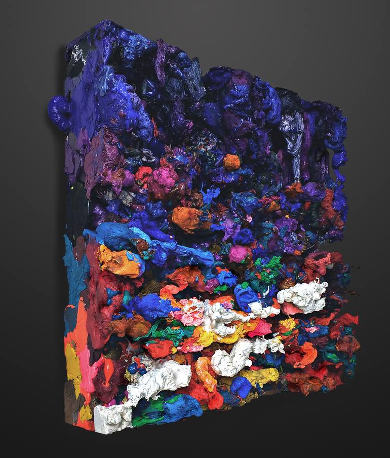 Original Abstract Expressionism Abstract Sculpture by Jeronimo Mejia Torres