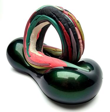 Original Abstract Sculpture by Jeronimo Mejia Torres